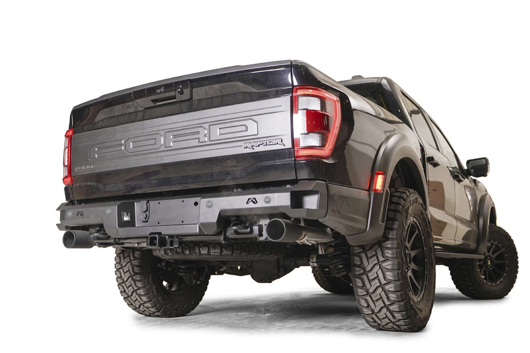 Fab Fours FR21-W5351-1 Premium Rear Bumper; 2 Stage Black Powder Coated; - Truck Part Superstore