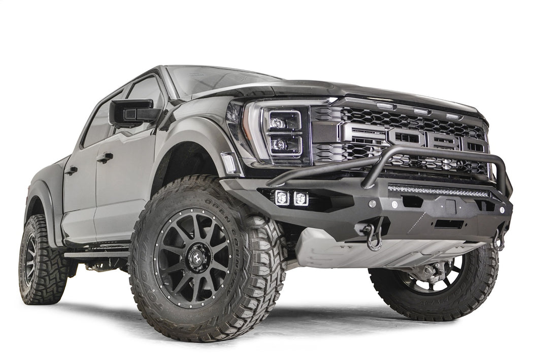 Fab Fours FR21-X5352-B Matrix Front Bumper; Uncoated/Paintable; w/Pre-Runner Guard; ACC Compatible; - Truck Part Superstore