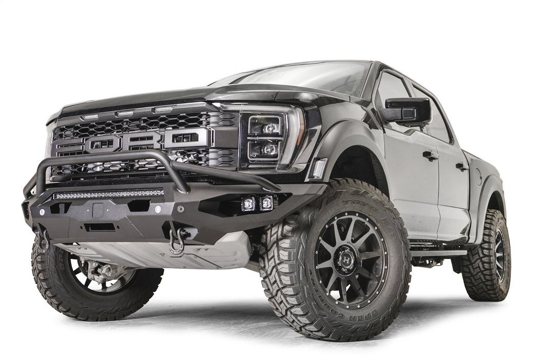 Fab Fours FR21-X5352-B Matrix Front Bumper; Uncoated/Paintable; w/Pre-Runner Guard; ACC Compatible; - Truck Part Superstore