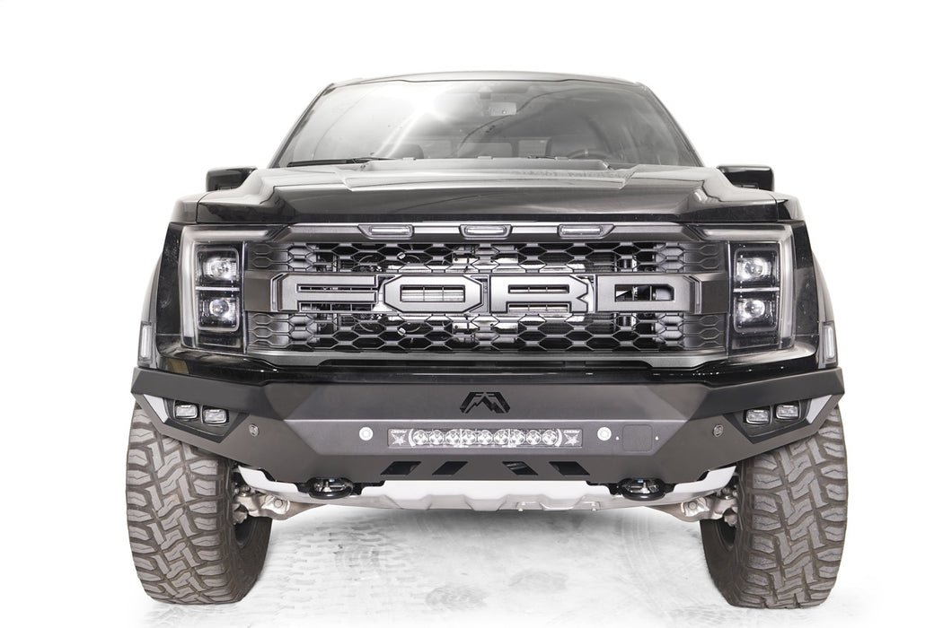 Fab Fours FR21-D5351-1 Vengeance Front Bumper; 2 Stage Black Powder Coated; No Guard; - Truck Part Superstore