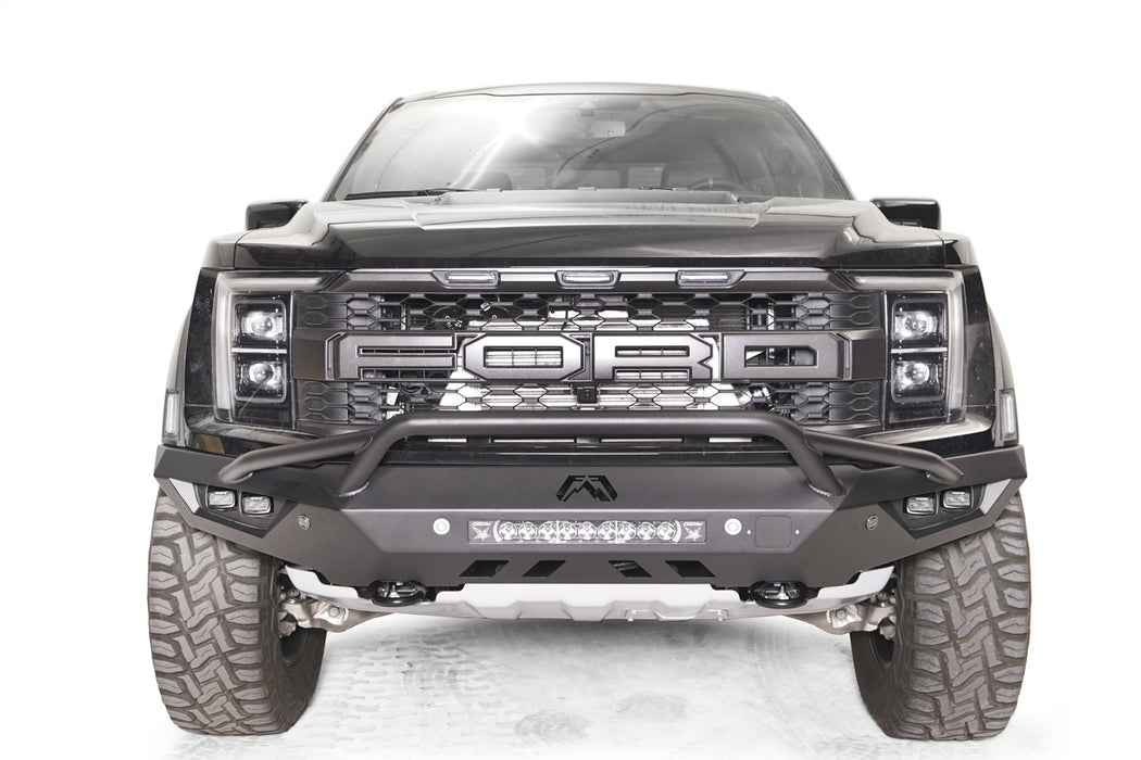 Fab Fours FR21-D5352-1 Vengeance Front Bumper; 2 Stage Black Powder Coated; w/Pre Runner Guard; - Truck Part Superstore