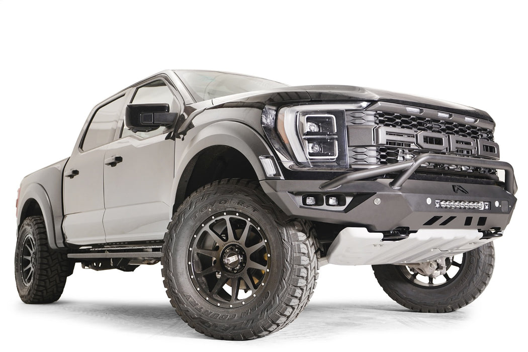 Fab Fours FR21-D5352-1 Vengeance Front Bumper; 2 Stage Black Powder Coated; w/Pre Runner Guard; - Truck Part Superstore