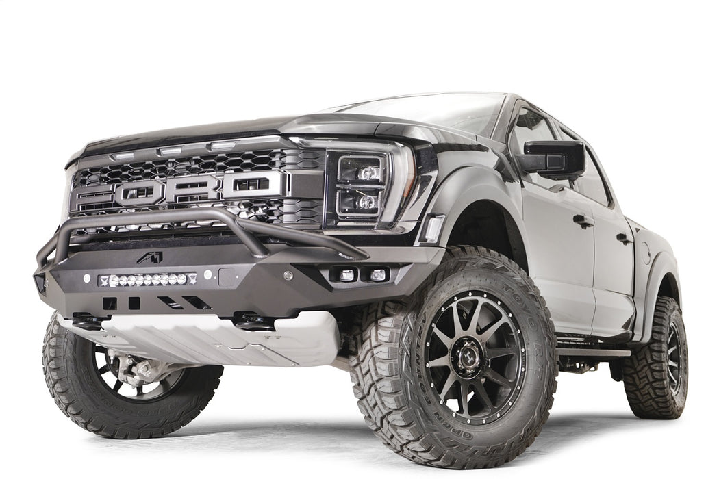 Fab Fours FR21-D5352-1 Vengeance Front Bumper; 2 Stage Black Powder Coated; w/Pre Runner Guard; - Truck Part Superstore