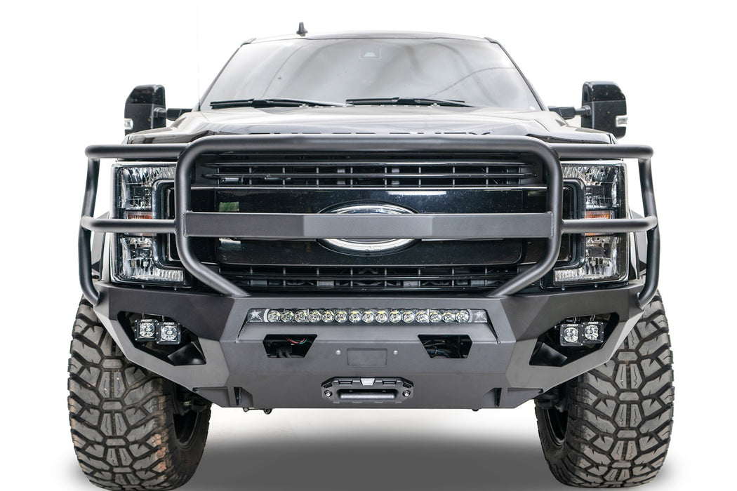 Fab Fours FS17-X4160-B Matrix Front Bumper; w/Full Grill Guard ACC Compatible Bare; - Truck Part Superstore
