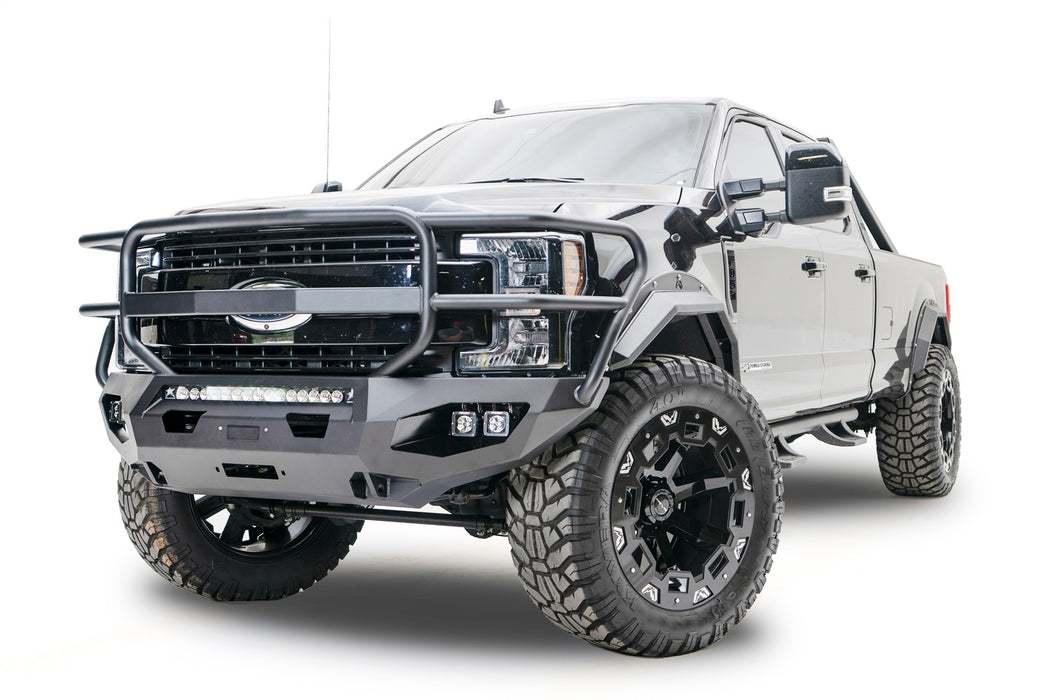 Fab Fours FS17-X4160-B Matrix Front Bumper; w/Full Grill Guard ACC Compatible Bare; - Truck Part Superstore