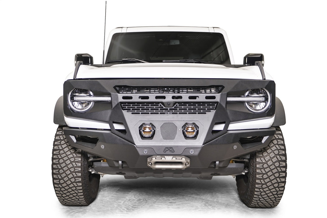 Fab Fours GR5200-1 Grumper Front Bumper; 2 Stage Black Powder Coated; - Truck Part Superstore