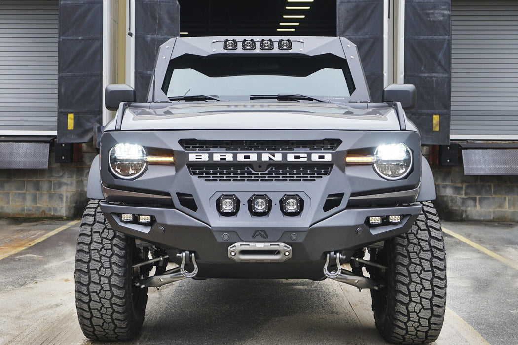 Fab Fours GR5200-B Grumper Front Bumper; Uncoated/Paintable; - Truck Part Superstore