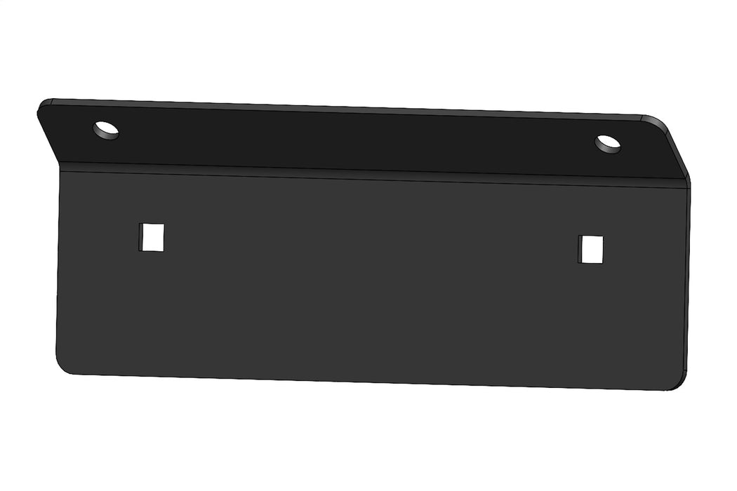 Fab Fours M2351-1 Vengeance Front License Plate Bracket; 2 Stage Black Powder Coated; - Truck Part Superstore