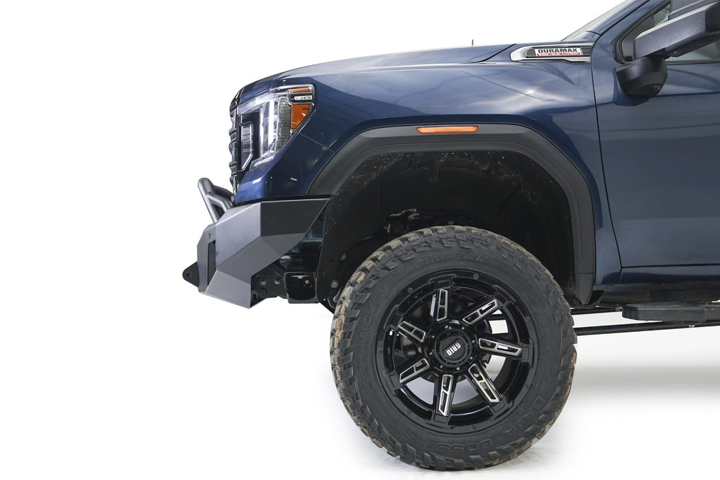 Fab Fours GM20-A5052-B Premium Winch Front Bumper; w/Pre-Runner Guard Bare; - Truck Part Superstore