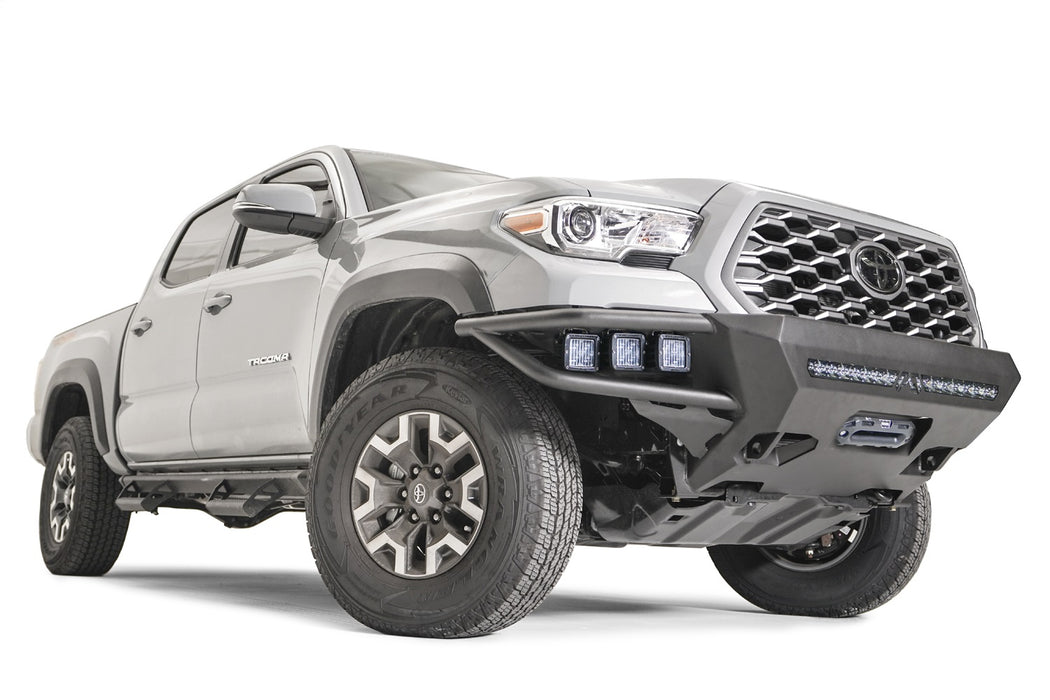 Fab Fours TB16-01-1 Winch Front Bumper; w/No Guard; 2 Stage Matte Black Powder Coat; - Truck Part Superstore