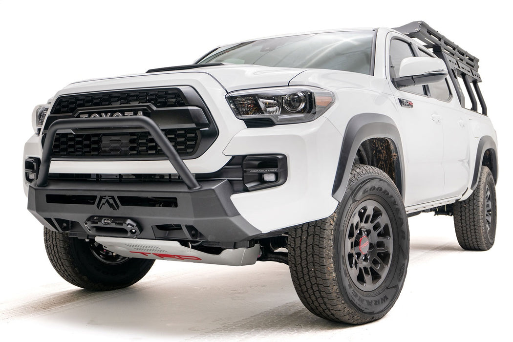 Fab Fours TT16-N3653-B Winch Mount; w/High Pre-Runner Guard; Bare Steel; 75 lbs. Weight; - Truck Part Superstore