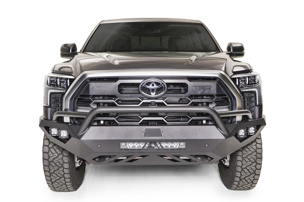 Fab Fours TT22-D5452-B Vengeance Front Bumper; Uncoated/Paintable; w/Pre-Runner Guard; - Truck Part Superstore