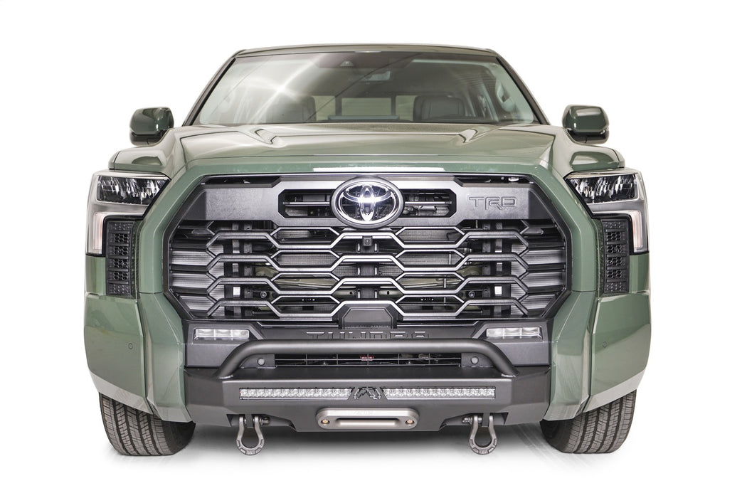 Fab Fours TT22-N5452-1 Winch Mount; 2 Stage Black Powder Coated; w/Pre-Runner Guard; - Truck Part Superstore