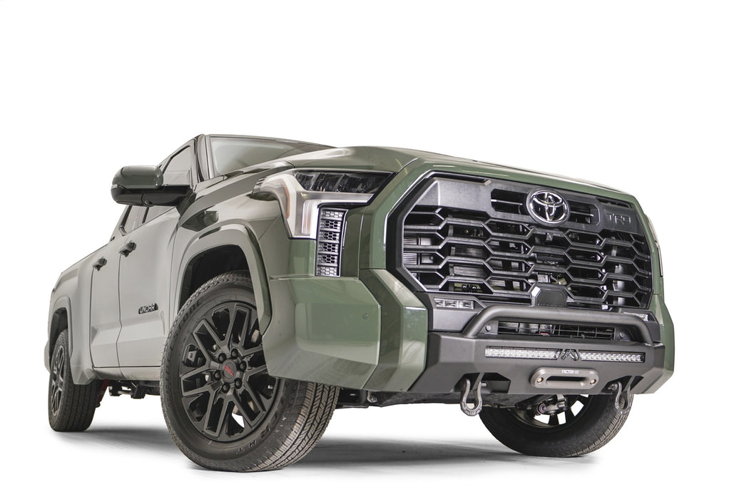 Fab Fours TT22-N5452-1 Winch Mount; 2 Stage Black Powder Coated; w/Pre-Runner Guard; - Truck Part Superstore