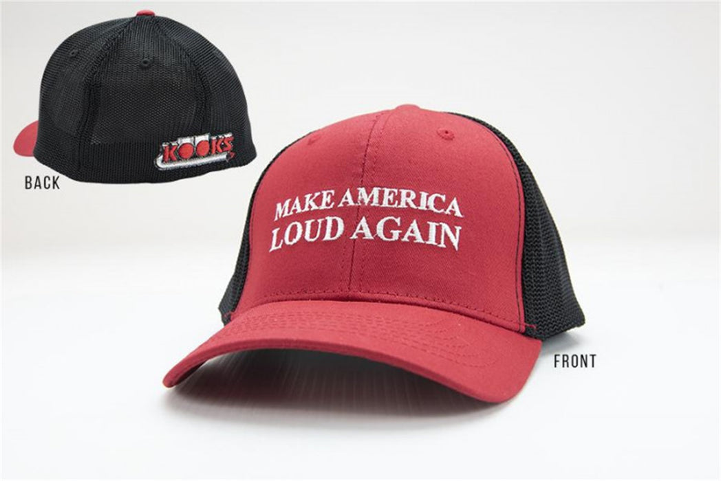 Kooks Custom Headers HT-100608-02 Make America Loud Again Trucker Cap-LG/XL - Truck Part Superstore