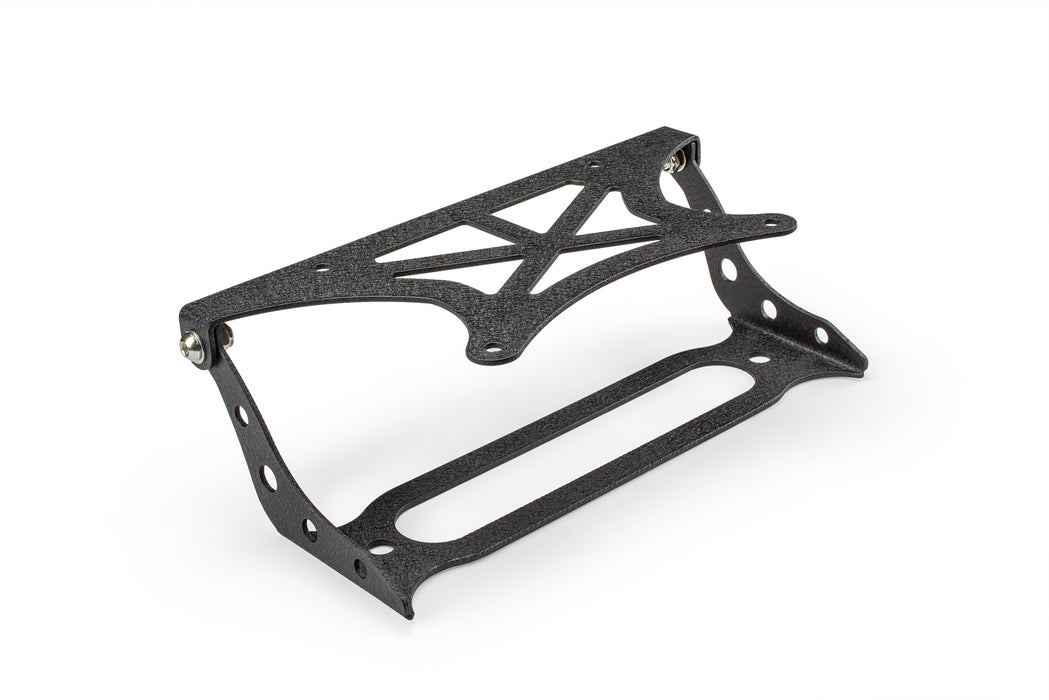 DV8 Offroad LPBM-01 Flip Up License Plate Relocation Bracket Fairlead Mounted DV8 Offroad - Truck Part Superstore