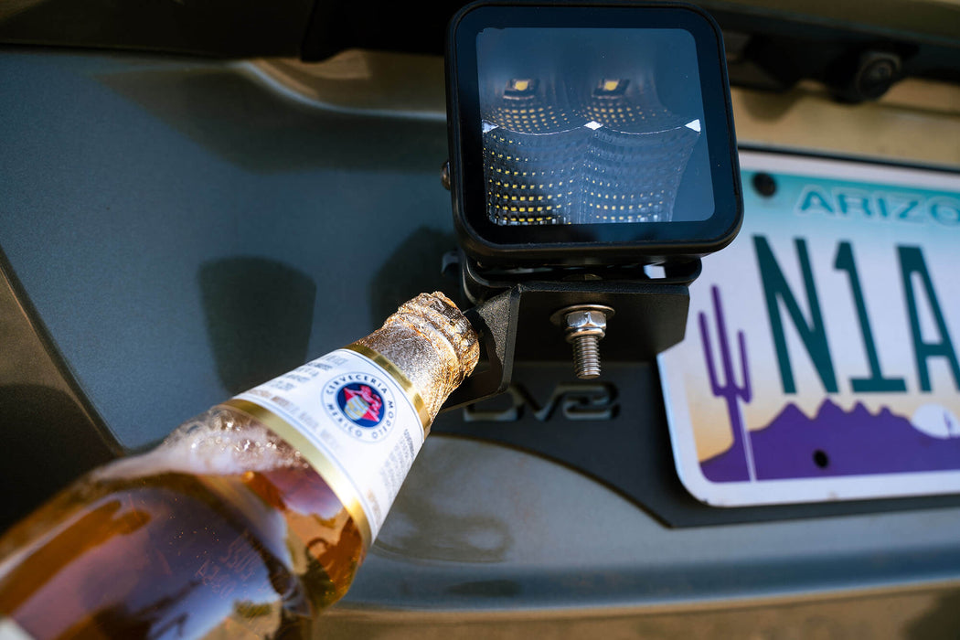 DV8 Offroad LPBM-03 Universal License Plate Mount W/ Pod Light Mounts DV8 Offroad - Truck Part Superstore