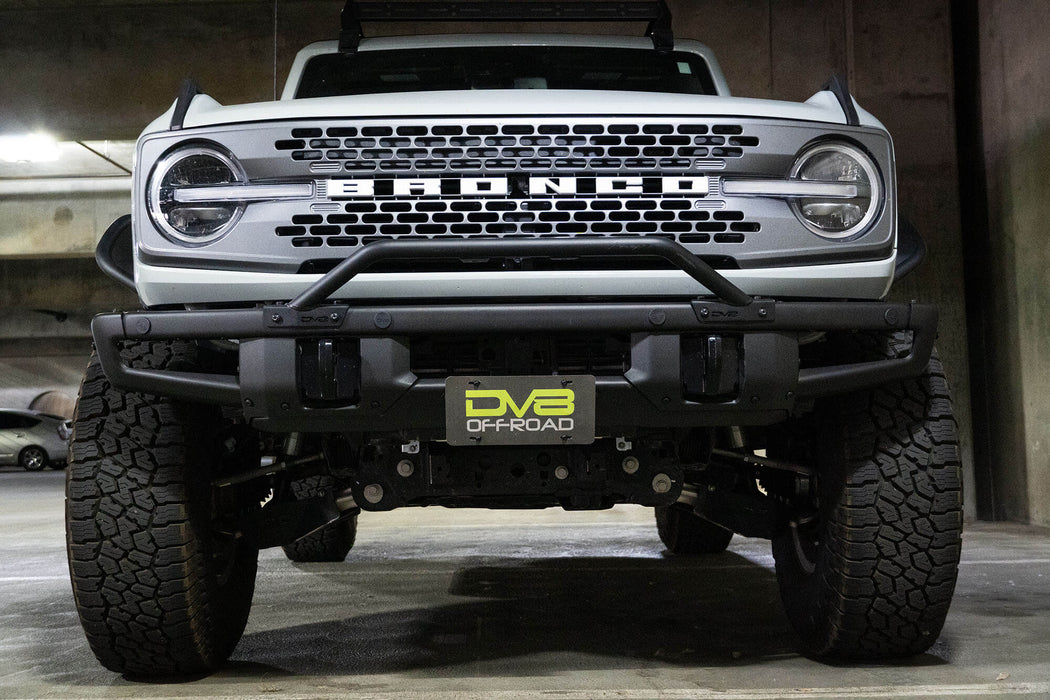DV8 Offroad LPBR-01 Factory Front Bumper License Relocation Bracket 21-22 Ford Bronco DV8 Offroad - Truck Part Superstore