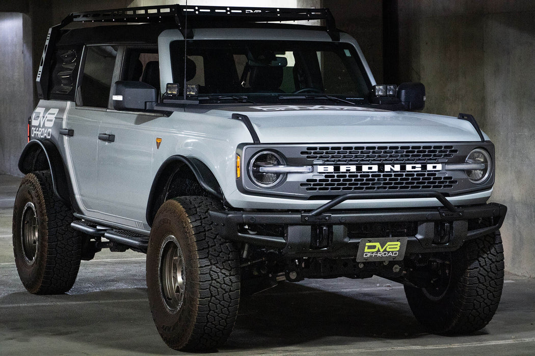 DV8 Offroad LPBR-01 Factory Front Bumper License Relocation Bracket 21-22 Ford Bronco DV8 Offroad - Truck Part Superstore
