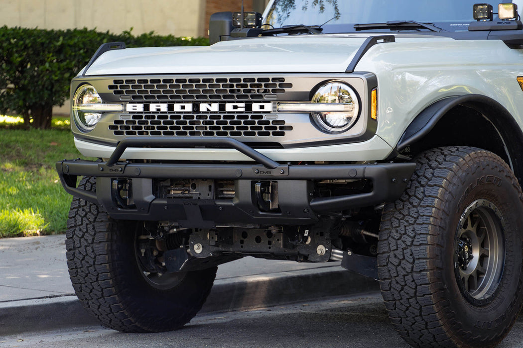 DV8 Offroad LPBR-01 Factory Front Bumper License Relocation Bracket 21-22 Ford Bronco DV8 Offroad - Truck Part Superstore