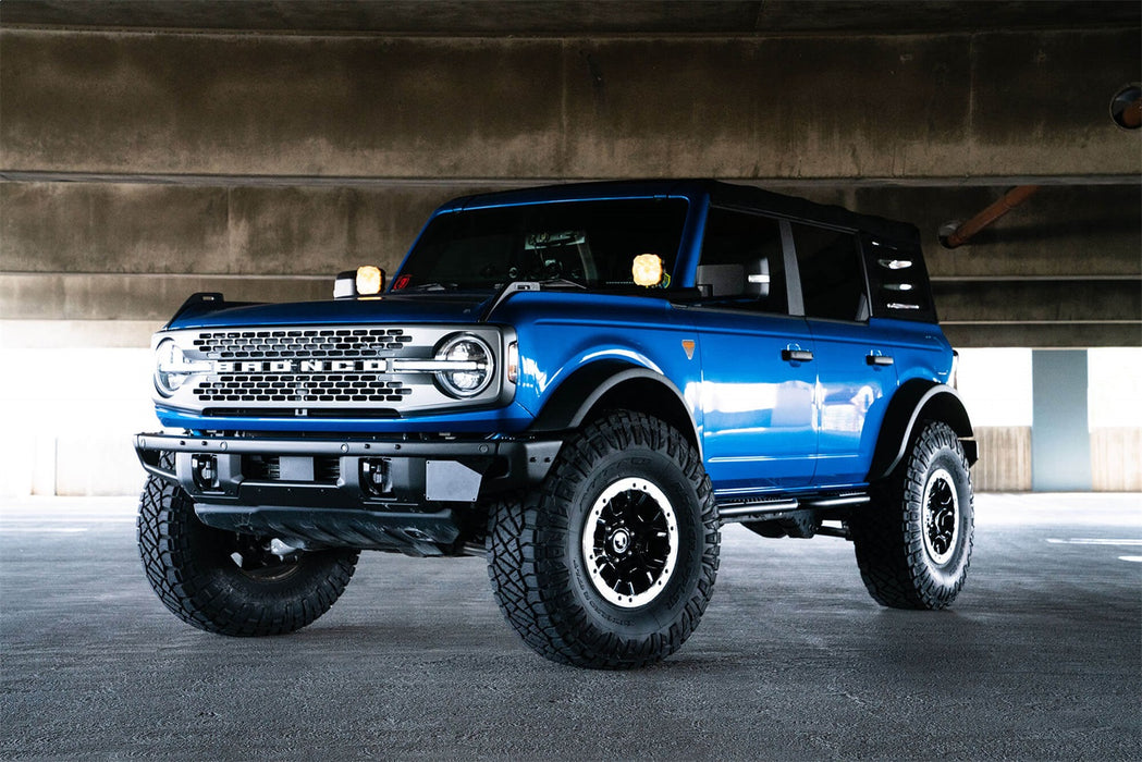 DV8 Offroad LPBR-02 21-22 Ford Bronco Factory Front Bumper License Relocation Bracket Side DV8 Offroad - Truck Part Superstore