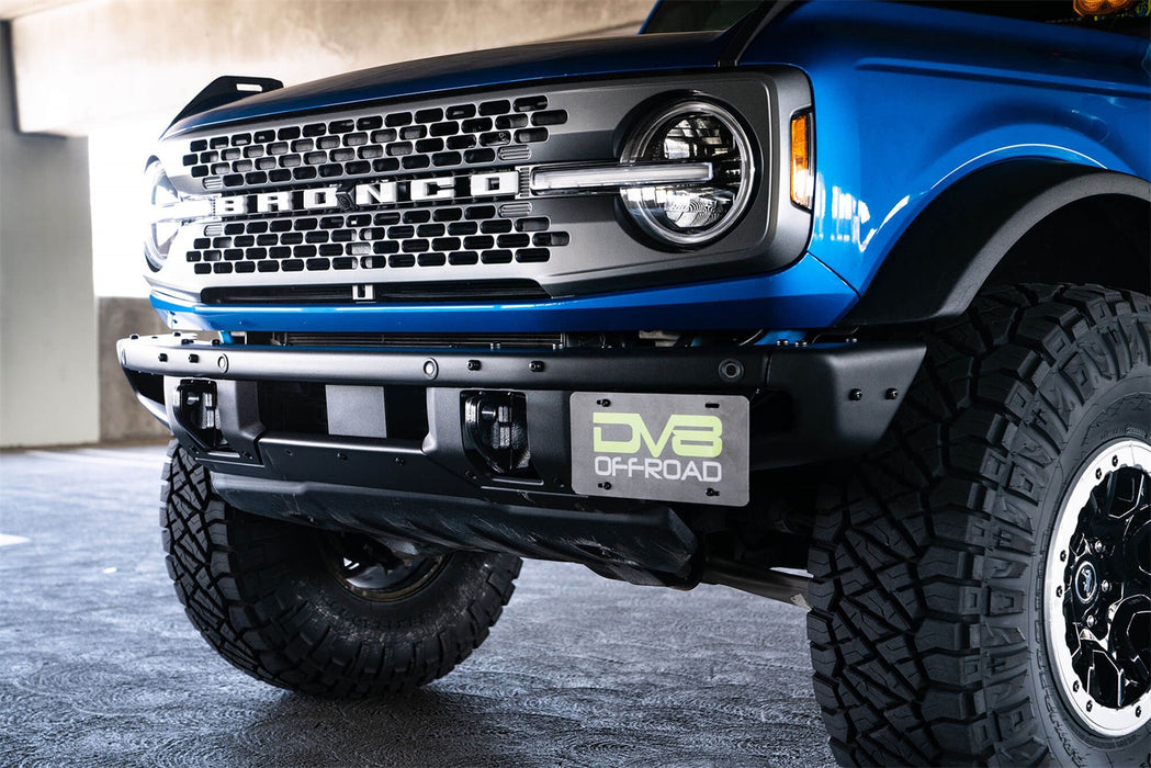 DV8 Offroad LPBR-02 21-22 Ford Bronco Factory Front Bumper License Relocation Bracket Side DV8 Offroad - Truck Part Superstore
