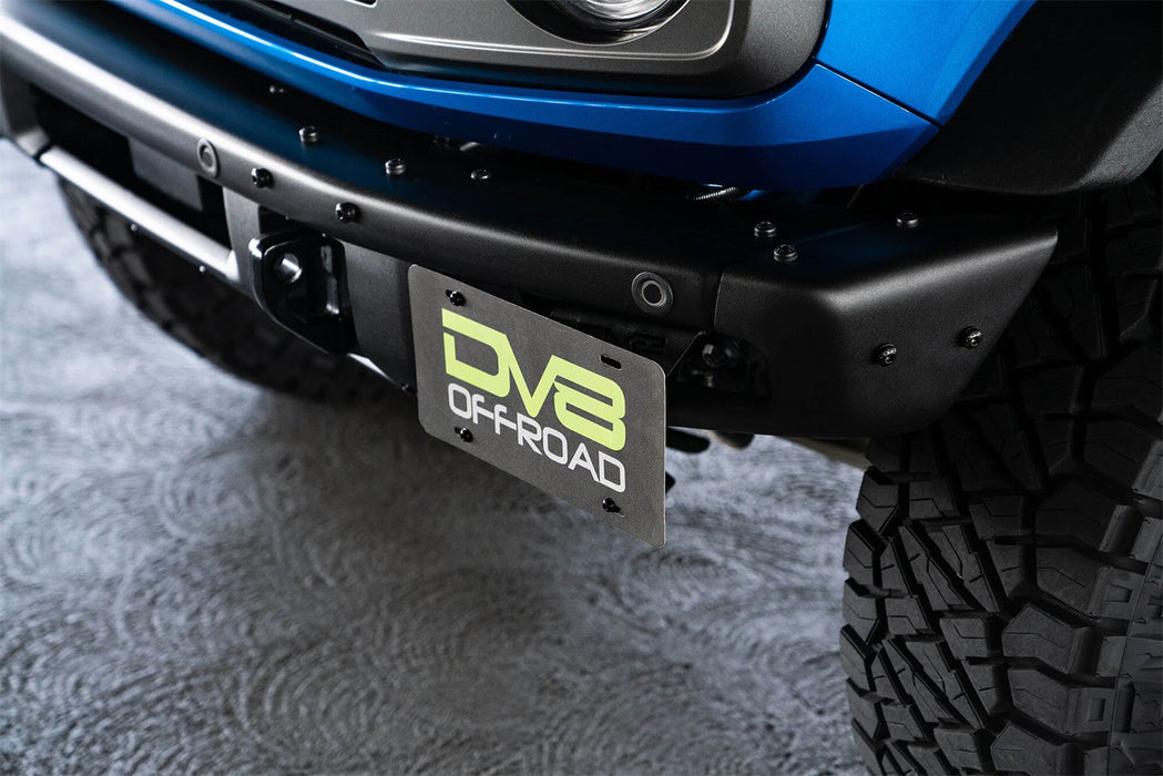 DV8 Offroad LPBR-02 21-22 Ford Bronco Factory Front Bumper License Relocation Bracket Side DV8 Offroad - Truck Part Superstore