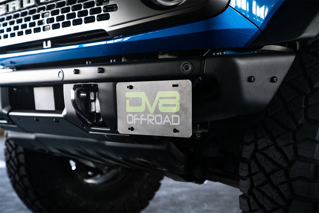 DV8 Offroad LPBR-02 21-22 Ford Bronco Factory Front Bumper License Relocation Bracket Side DV8 Offroad - Truck Part Superstore