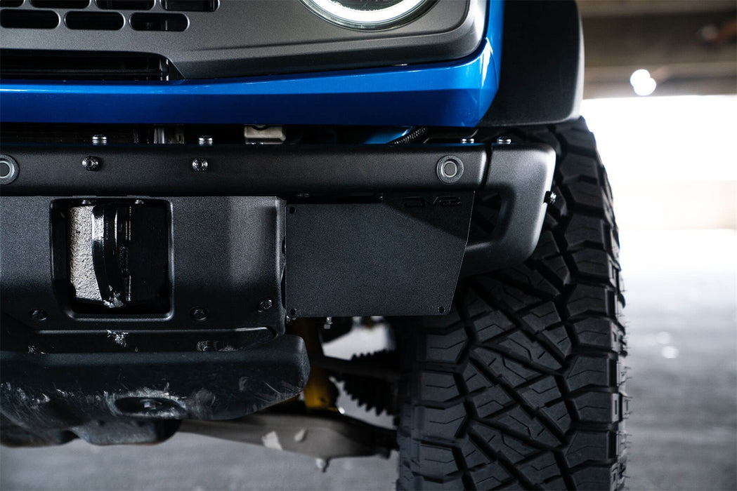 DV8 Offroad LPBR-02 21-22 Ford Bronco Factory Front Bumper License Relocation Bracket Side DV8 Offroad - Truck Part Superstore