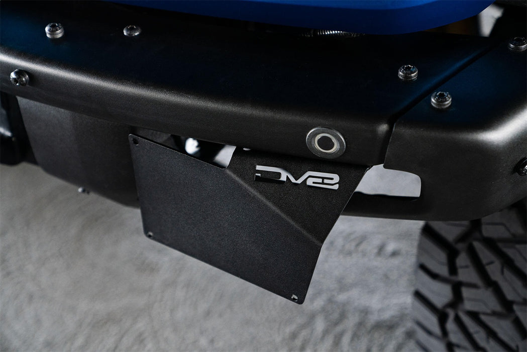 DV8 Offroad LPBR-02 21-22 Ford Bronco Factory Front Bumper License Relocation Bracket Side DV8 Offroad - Truck Part Superstore