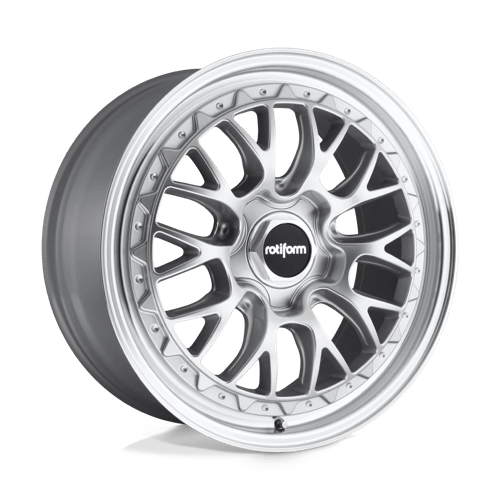 Rotiform 1PC R1551985F8+35 R155 19X8.5 5X112 GL-SLVR-MACH 35MM - Truck Part Superstore