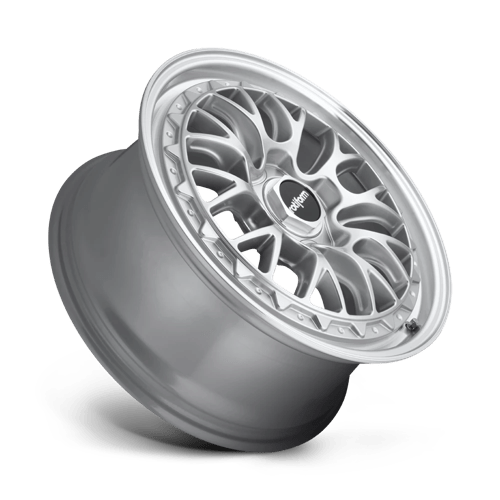 Rotiform 1PC R1551985F8+35 R155 19X8.5 5X112 GL-SLVR-MACH 35MM - Truck Part Superstore