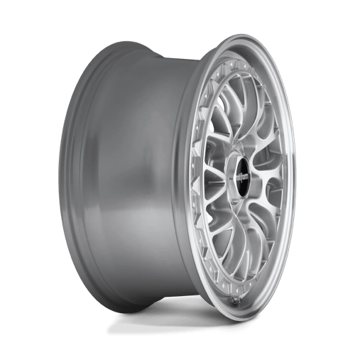 Rotiform 1PC R1551885F8+35 R155 18X8.5 5X112 GL-SLVR-MACH 35MM - Truck Part Superstore