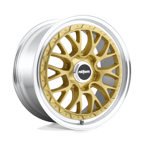 Rotiform 1PC R156189543+35 R156 18X9.5 5X112 MT-GOLD-MACH 35MM - Truck Part Superstore