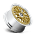 Rotiform 1PC R1561885F8+45 R156 18X8.5 5X112 MT-GOLD-MACH 45MM - Truck Part Superstore