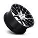 DUB 1PC S206229577+20 S206 22X9.5 6X5.5 GL-BLK-BRSHD 20MM - Truck Part Superstore