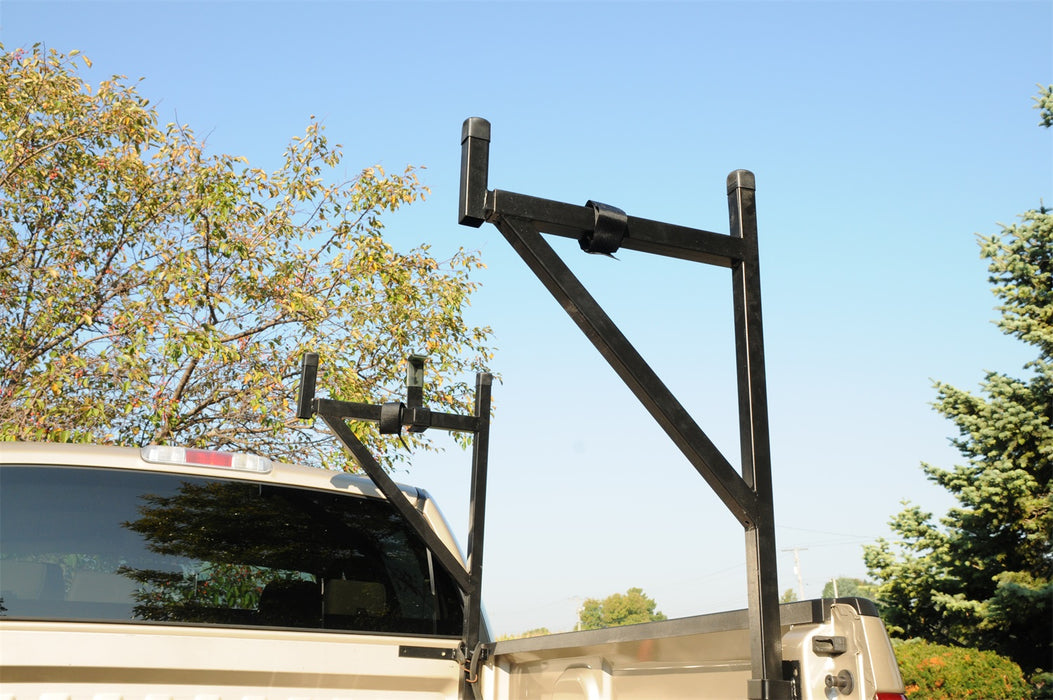 Dee Zee DZ95053 Ladder Rack; Half; Tubular Steel; Gloss Black; 250 lbs. Capacity; - Truck Part Superstore