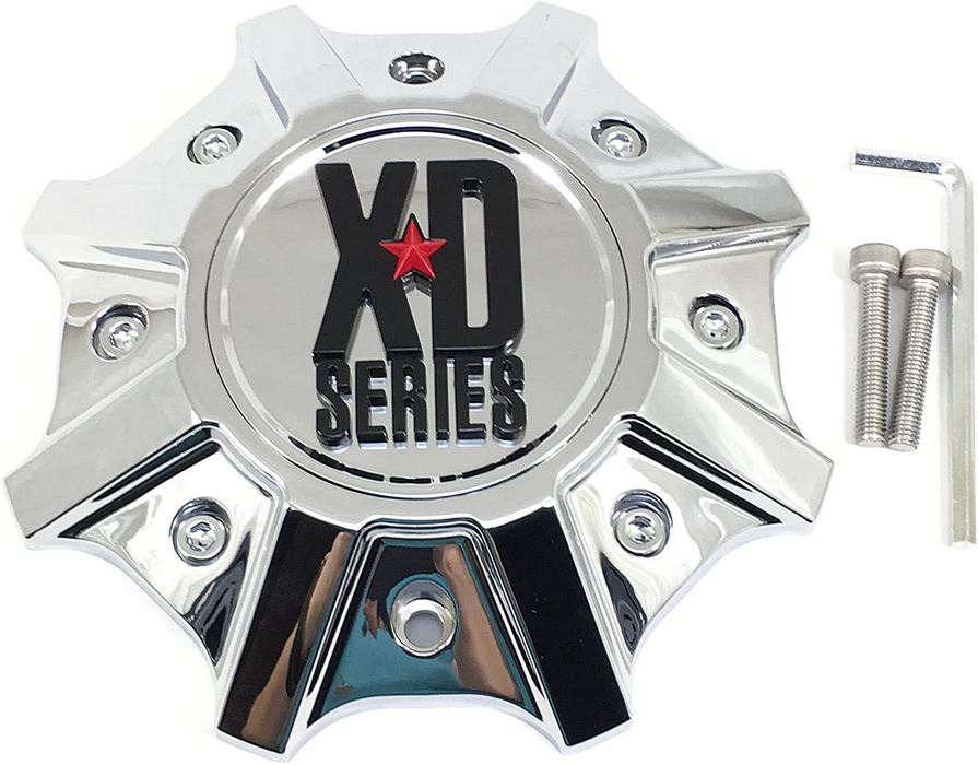 XD M-1015CH-A XD825 8X170 TALL CAP - CHROME - Truck Part Superstore