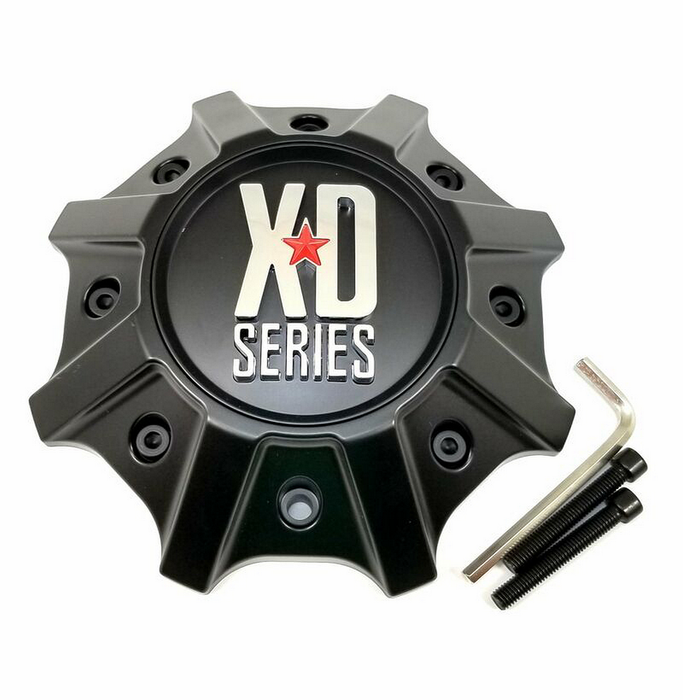 XD M-1015MB-A XD825 8X170 TALL CAP - MATTE BLACK - Truck Part Superstore