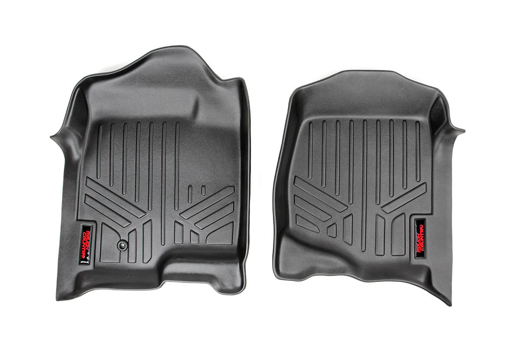 Rough Country M-2071 Heavy Duty Floor Mats Front-07-13 Silverado/Sierra Rough Country - Truck Part Superstore