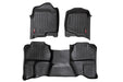 Rough Country M-20712 Heavy Duty Floor Mats Front/Rear-07-13 Silverado/Sierra 07-14 HD Ext. Cab Bucket Seats Rough Country - Truck Part Superstore