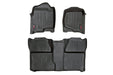 Rough Country M-20713 Heavy Duty Floor Mats Front/Rear-07-13 Silverado/Sierra 07-14 HD Crew Cab Bucket Seats Rough Country - Truck Part Superstore