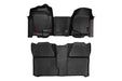 Rough Country M-21073 Heavy Duty Floor Mats Front/Rear-07-13 Silverado/Sierra 07-14 HD Crew Cab Bench Seat Rough Country - Truck Part Superstore