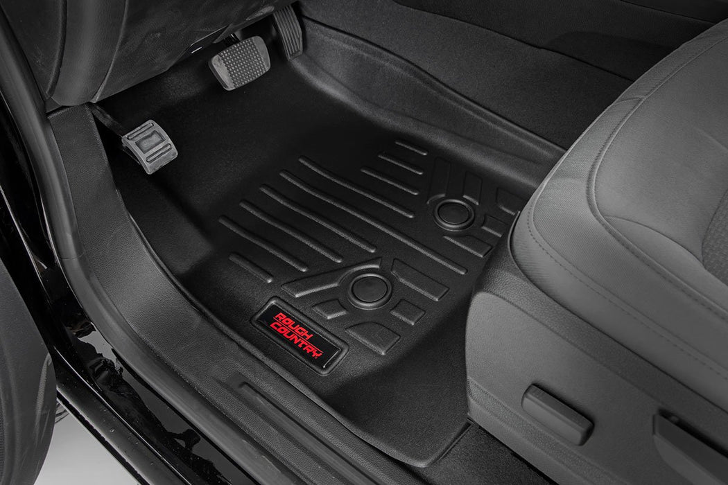 Rough Country M-21513 Heavy Duty Floor Mats Front/Rear-15-20 Chevy Colorado/GMC Canyon Crew Cab Rough Country - Truck Part Superstore