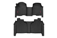 Rough Country M-21613 Heavy Duty Floor Mats Front/Rear-19-20 Silverado/Sierra Crew Cab Bench Seats Rough Country - Truck Part Superstore