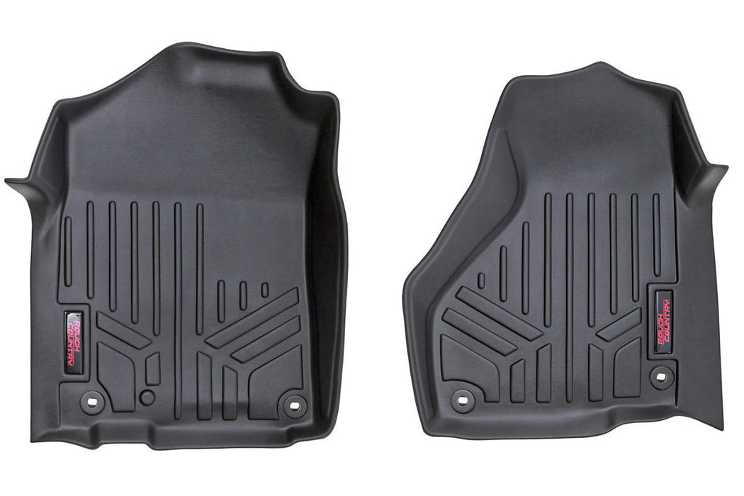 Rough Country M-3121 Heavy Duty Floor Mats Front-12-18 Dodge RAM Regular/Quad Cab Rough Country - Truck Part Superstore