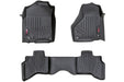 Rough Country M-31212 Heavy Duty Floor Mats Front/Rear-12-18 Dodge RAM 1500 Quad Cab Full Console Rough Country - Truck Part Superstore