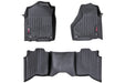 Rough Country M-31213 Heavy Duty Floor Mats Front/Rear-12-18 Dodge RAM Crew/Mega Cab Full Console Rough Country - Truck Part Superstore