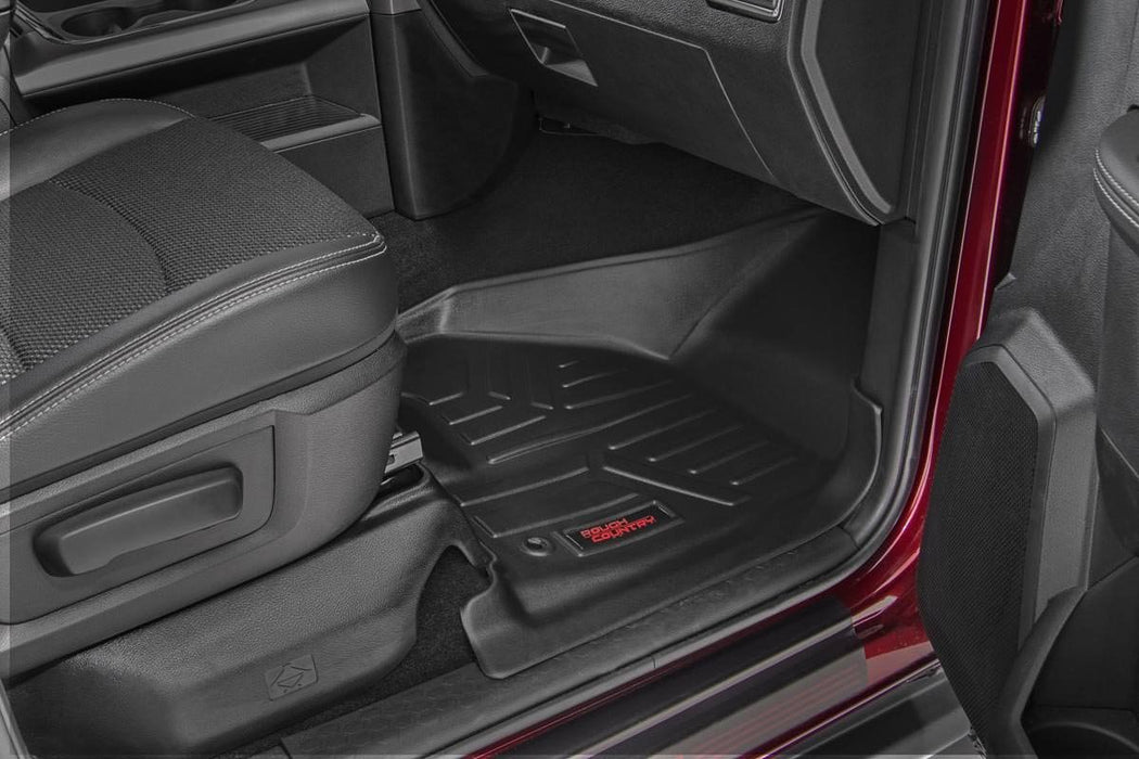 Rough Country M-3121 Heavy Duty Floor Mats Front-12-18 Dodge RAM Regular/Quad Cab Rough Country - Truck Part Superstore