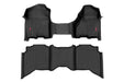 Rough Country M-31313 Heavy Duty Floor Mats Front/Rear-12-18 Dodge RAM 1500 Crew/Mega Cab Half Console Rough Country - Truck Part Superstore